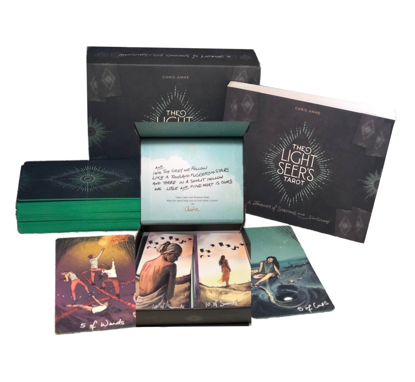 The Light Seer's Tarot OOP with original 10 of Swords
