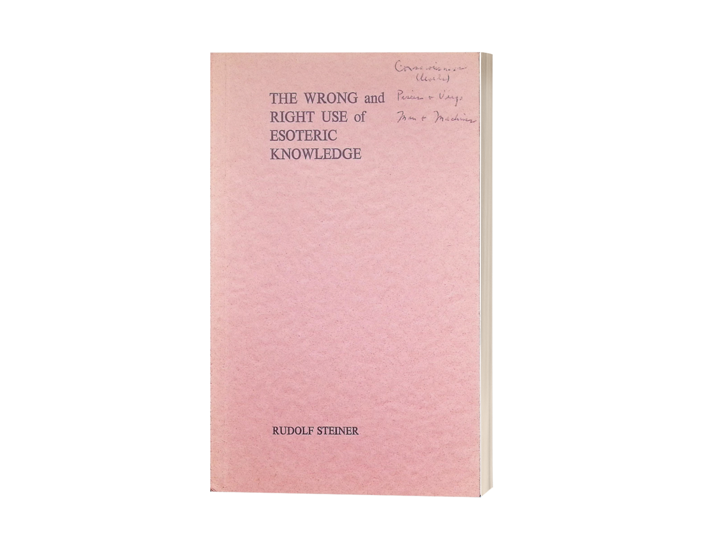 The Wrong and Right Use of Esoteric Knowledge (CW 178)