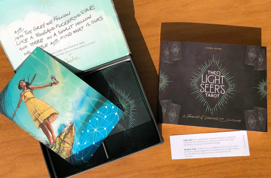 The Light Seer's Tarot OOP with original 10 of Swords
