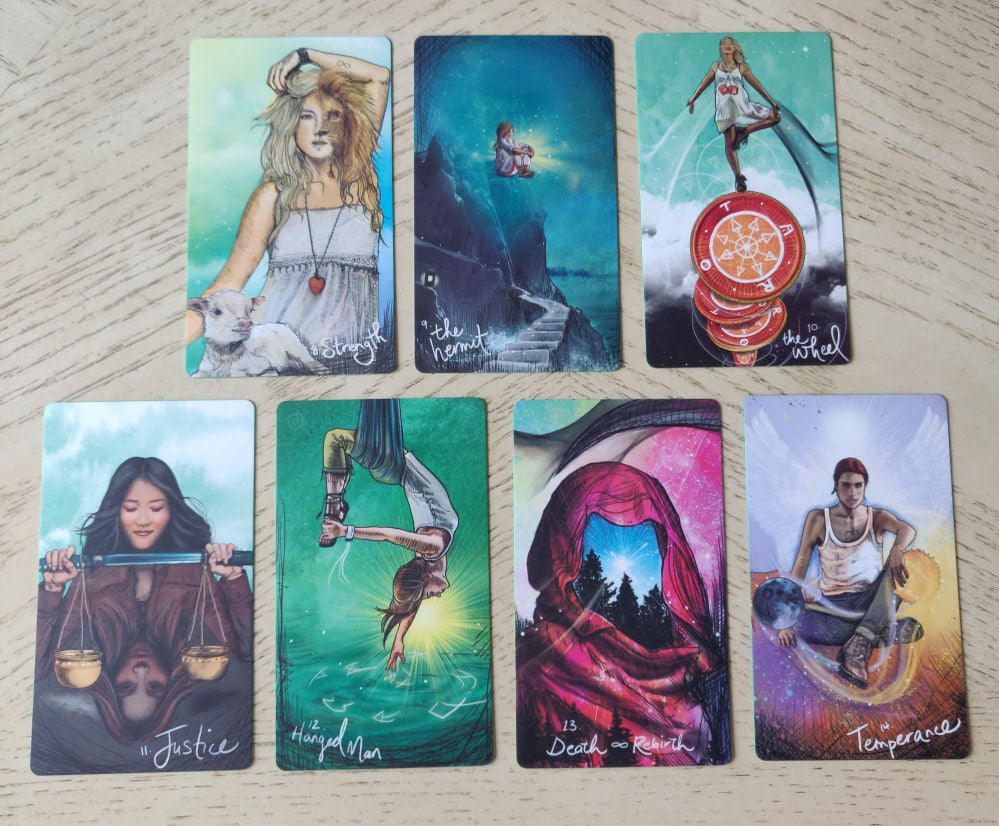 The Light Seer's Tarot OOP with original 10 of Swords