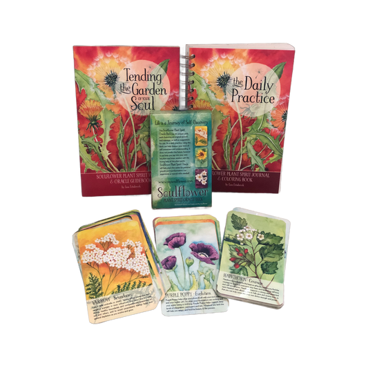 Soulflower Plant Spirit Oracle: Indie 44-Card Deck,  Guidebook, and Journal