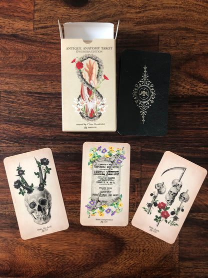 Antique Anatomy / Oracle of Oddities / Memento Mori Tarot Bundle OOP & Rare Decks