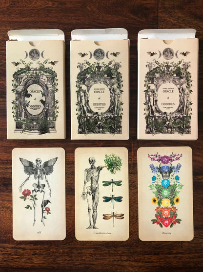 Antique Anatomy / Oracle of Oddities / Memento Mori Tarot Bundle OOP & Rare Decks